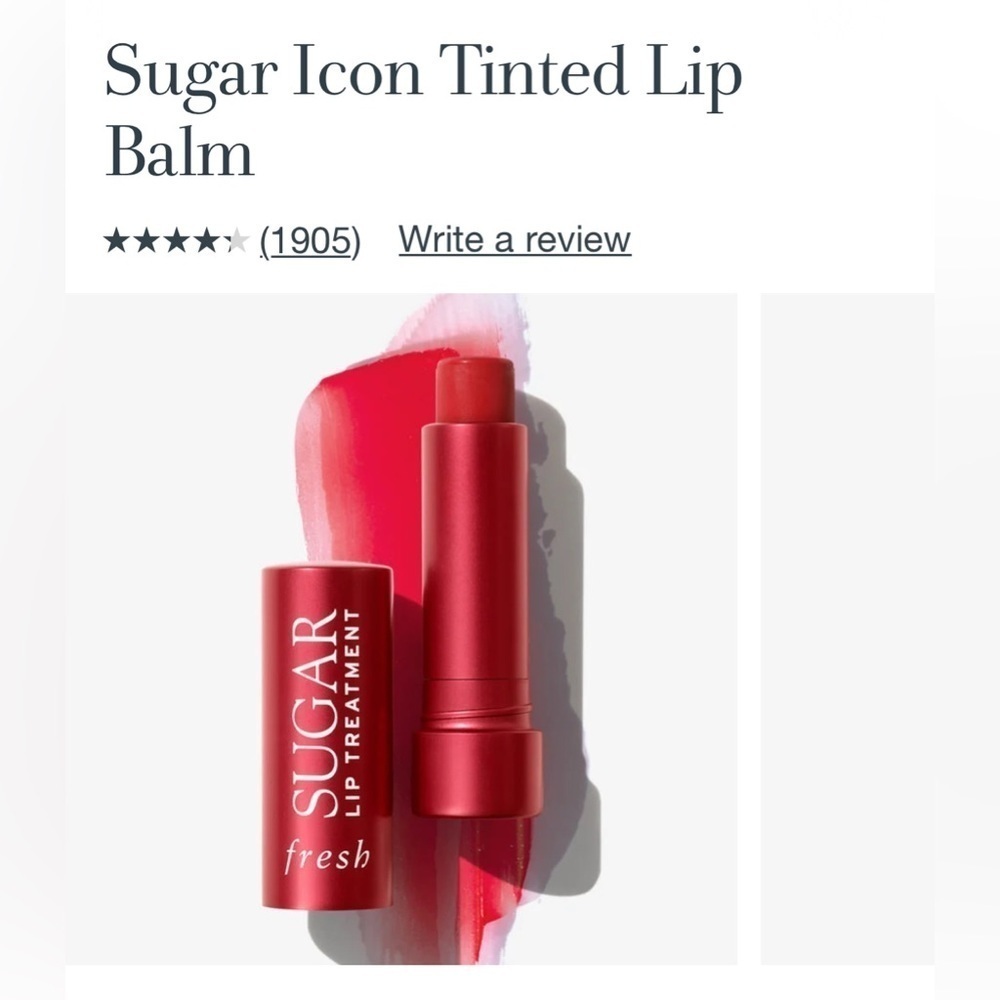NEW Fresh Sugar Lip Balm Hydrating Treatment 4.3g - Picture 2 of 5